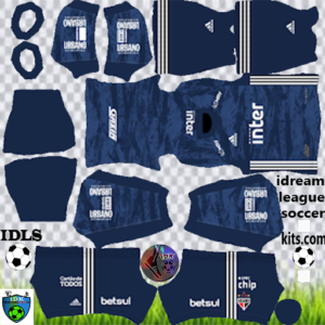 Sao Paulo FC gk away kit 2020 dream league soccer