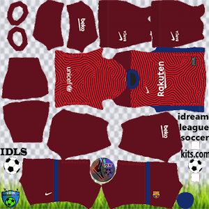 Barcelona dls gk away kit 2021