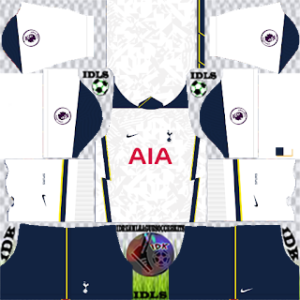 Tottenham Hotspur home kit 2021 dls 2019
