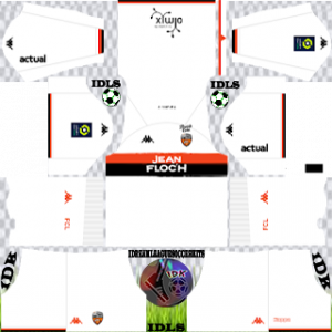 FC Lorient DLS Kit 2022 de distância