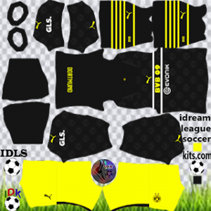 Borussia Dortmund third1 kit dls 2022