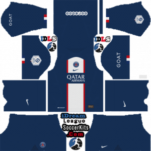 PSG Kits Dream League Soccer (2023) | 512x512 Kits & Logo