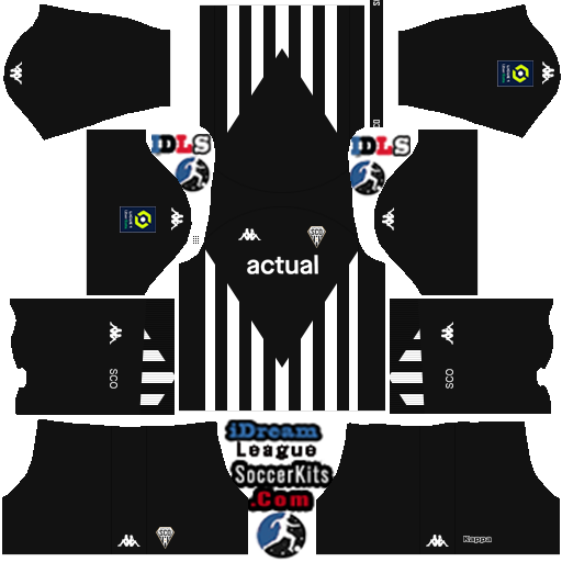 Angers DLS Kits 2023 – Dream League Soccer 2023 Kits & Logo