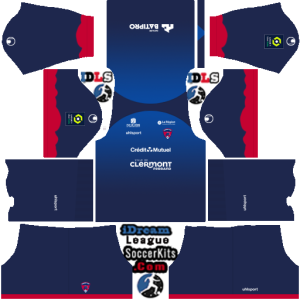 Clermont Foot dls kit 2023 away