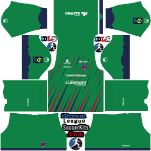 Clermont Foot dls kit 2023 gk home