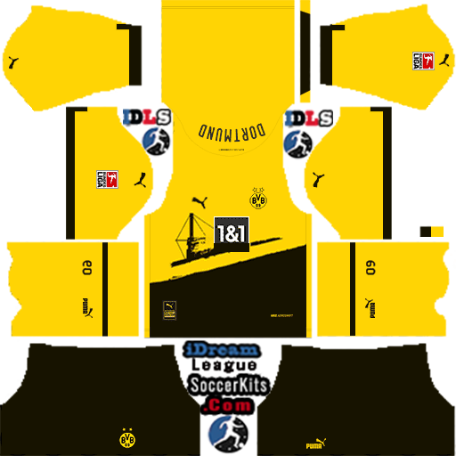 Borussia Dortmund DLS Kits 2024 Dream League Soccer 2024 Kits