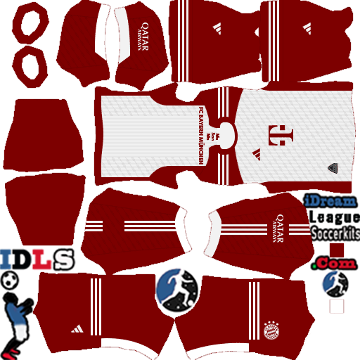 Bayern Munich DLS Kits 2024 – Dream League Soccer 2024 Kits