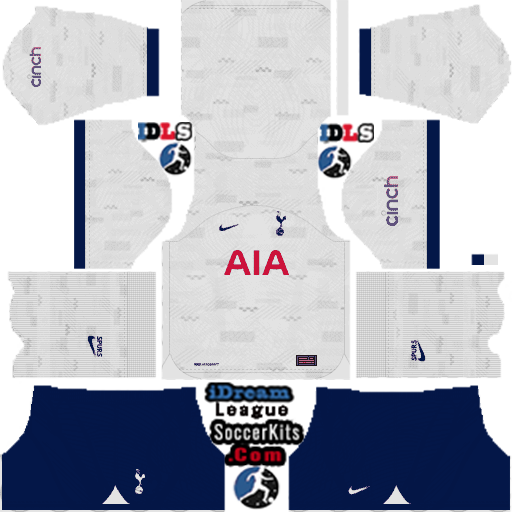 Tottenham Hotspur DLS Kits 2024 – Dream League Soccer 2024 Kits