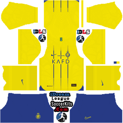 Al Nassr FC DLS Kits 2024 Dream League Soccer 2024 Kits Dream