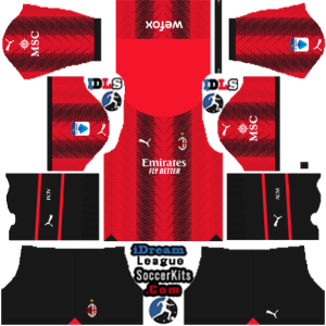 AC Milan dls kit 2024 home temp2