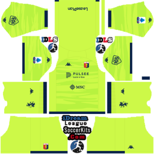 Genoa FC dls kit 2024 gk away temp