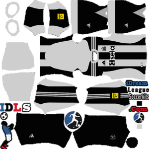 Newcastle United FC kit dls 2025 home1