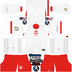 Poland Uefa Euro DLS Kits 2024