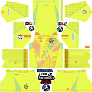 Scotland kit dls euro 2024 gk home