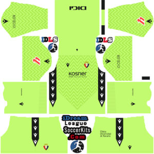 CA Osasuna kit dls 2025 gk home