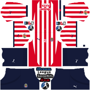 Chivas Guadalajara dls kit 2025 home