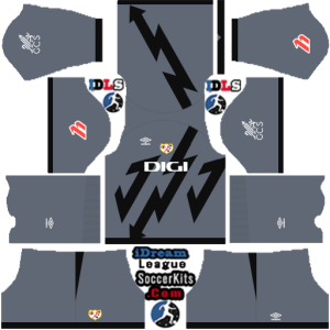 Rayo Vallecano dls kit 2025 third