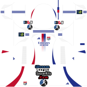 Olympique Lyonnais dls kit 2025 home