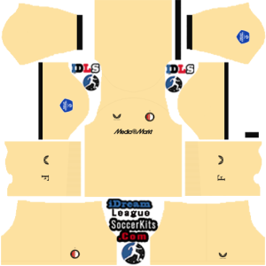 Feyenoord Rotterdam dls kit 2025 gk home